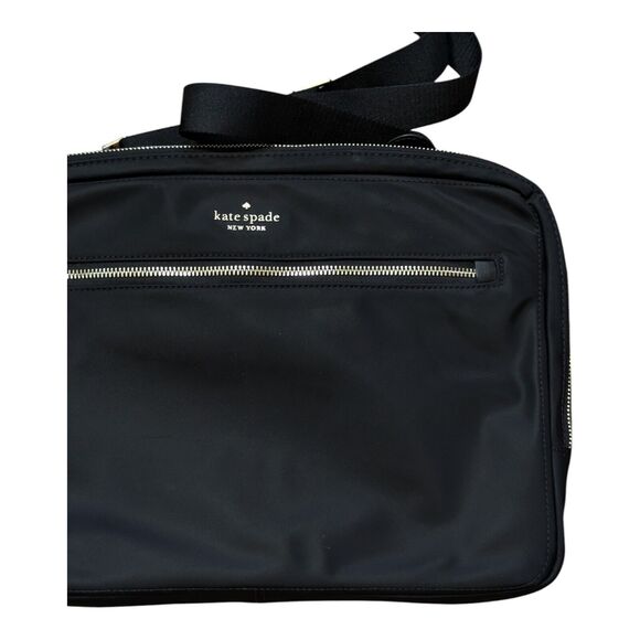 Kate Spade Black Chelsea Laptop Computer Bag Nylon - Picture 3 of 5